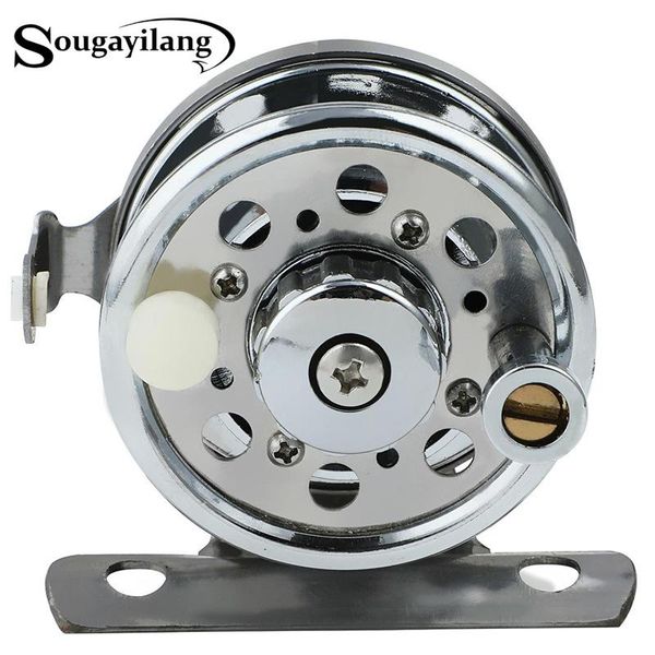 

baitcasting reels sougayilang portable ice fishing reel ultralight weight metal for raft spinning travel boat tackle gear