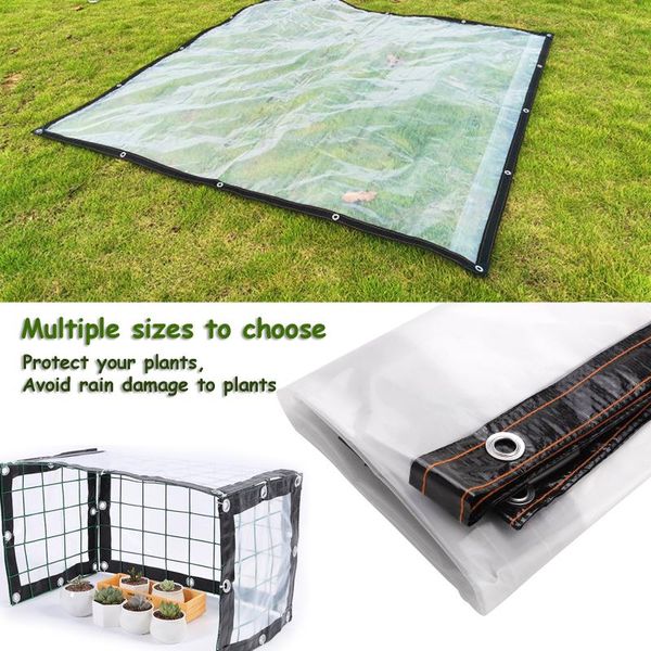 

shade canopy cloth thickened cover sun protection pe transparent plastic heavy-duty dustproof rainproof waterproof storage awning