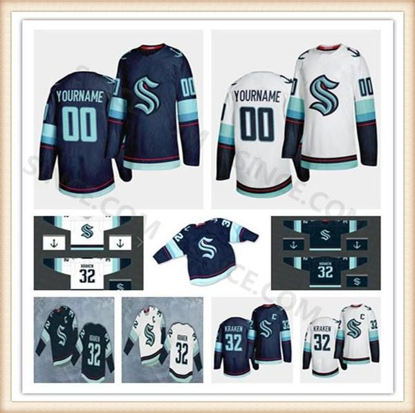

nwt 2020 seattle kraken ice hockey jersey custom any name any number stitched uniforms men women youth size s-3xl factory outlet, Black;red