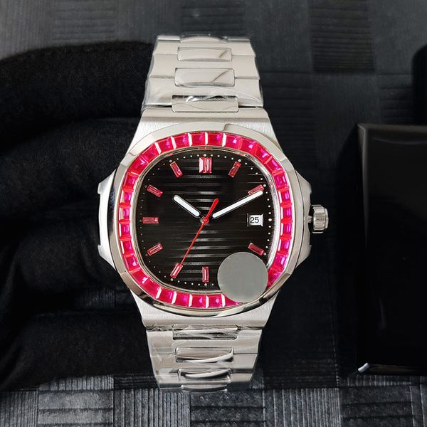 

mens watches for man automatic mechanical movement watch classic aaa wristwatch fashion business for men's wristwatches montre de luxe, Slivery;brown