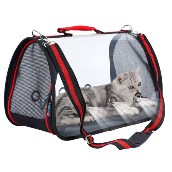 

cat carriers,crates & houses carrier wholesale lightweight tote carrying transport dog parrot shoulder transparent pet bag crat