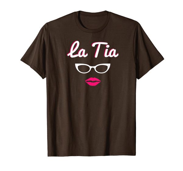 

La Tia like a Mom Only Cooler For Best Spanish Aunt Aunty T-Shirt, Mainly pictures