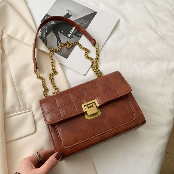 

hbp foreign style design chain women's 2021 new fashion with one shoulder messenger bag