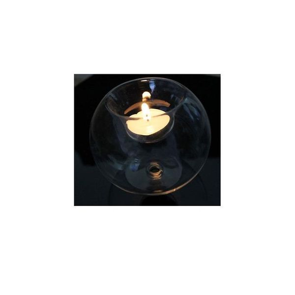

2020 new cool romantic crystal glass candle holder dinner wedding bar party wedding home decor transparent candlestick qylncu
