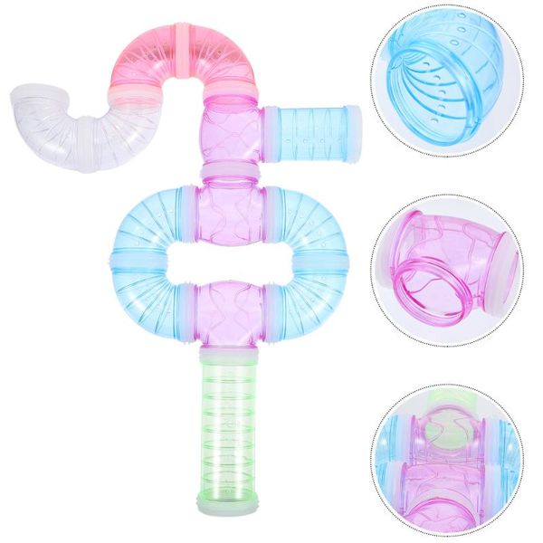 

small animal supplies pcs hamster cage tubes toys tunnel adventure external pipes