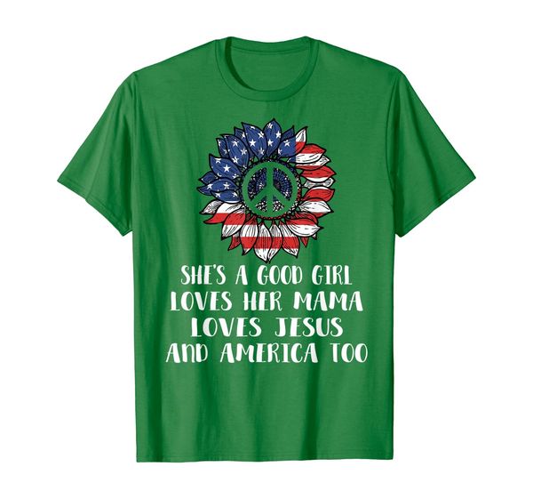 

She Loves Her Mama Loves Jesus and America Too Shirt, Mainly pictures