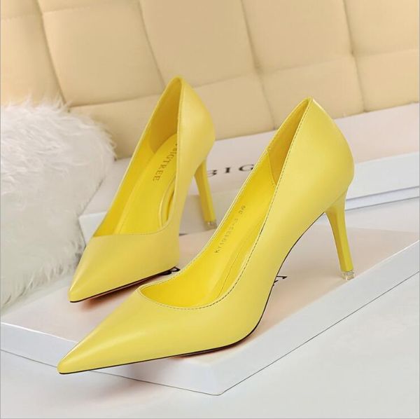 

plus size 43 woman pumps fashion high heels shoes women stiletto party shoes women heels female heeled shoes 7.5cm heels, Black
