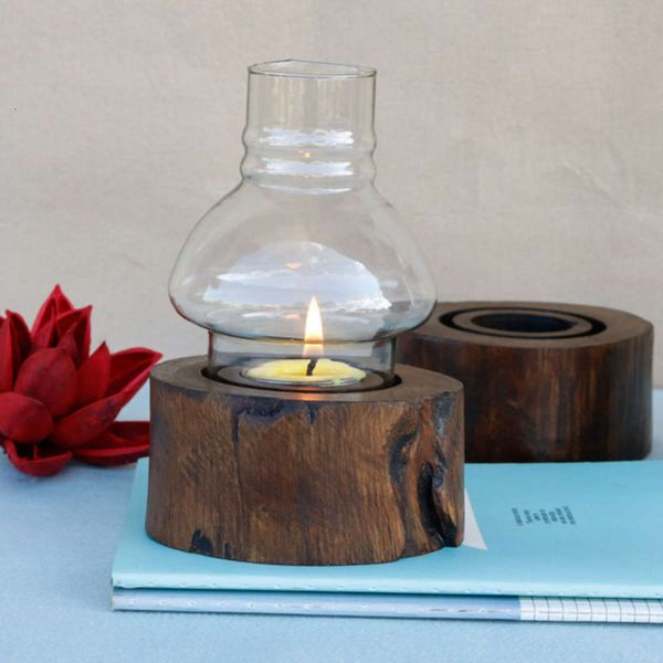 

thailand solid wood home crafts style creative l rtaurant l suppli candltick
