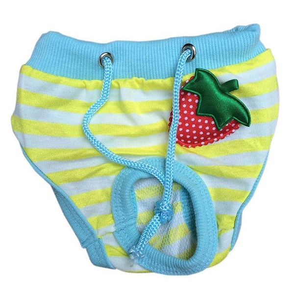 

dog apparel underwear honeycomb shorts cute pet female yellow s