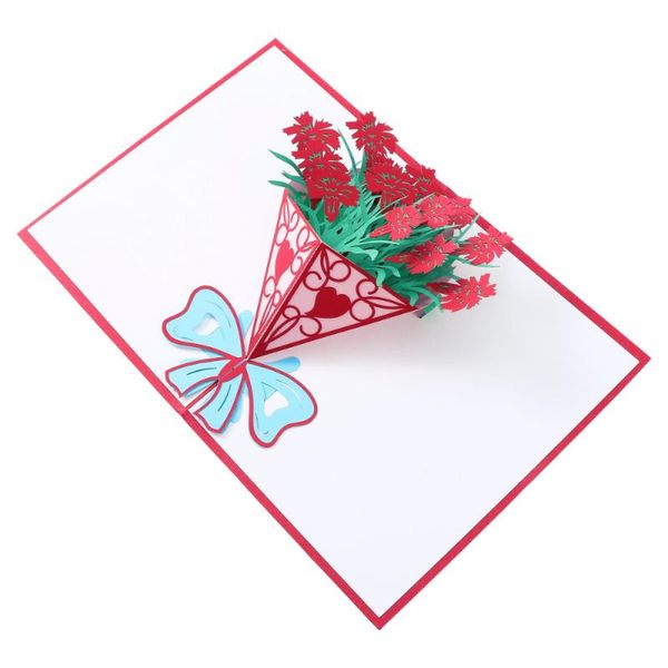 

20 x 15cm 3d cards greeting with envelope for birthday valentine christmas holiday (h101)