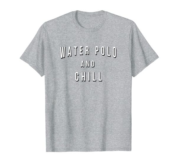 

funny water polo fan quote t-shirt, White;black