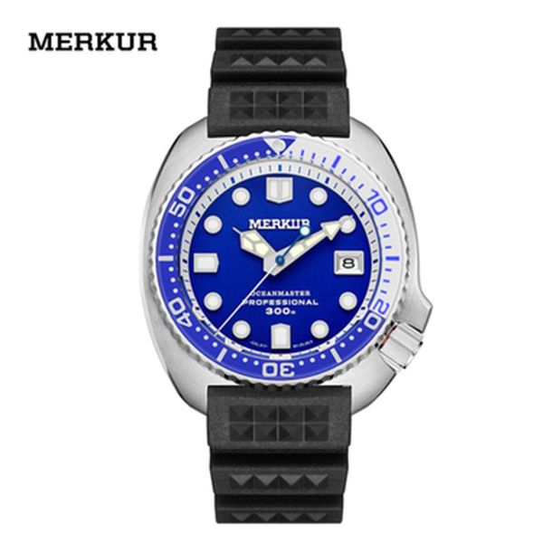 

wristwatches 1963 watch automatic mechanical tough guy multi-function luminous display sapphire mirror personality sports men, Slivery;brown