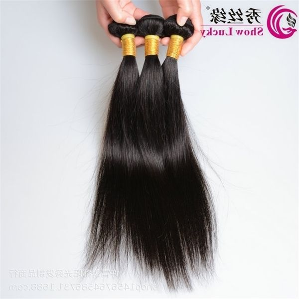 

brazilian 50g natural color straight wig human hair curtain, Black