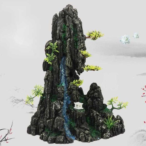 

decorations aquarium rock decoration fish tank landscaping simulation large rockery ornaments aquascape landscape decor accessories