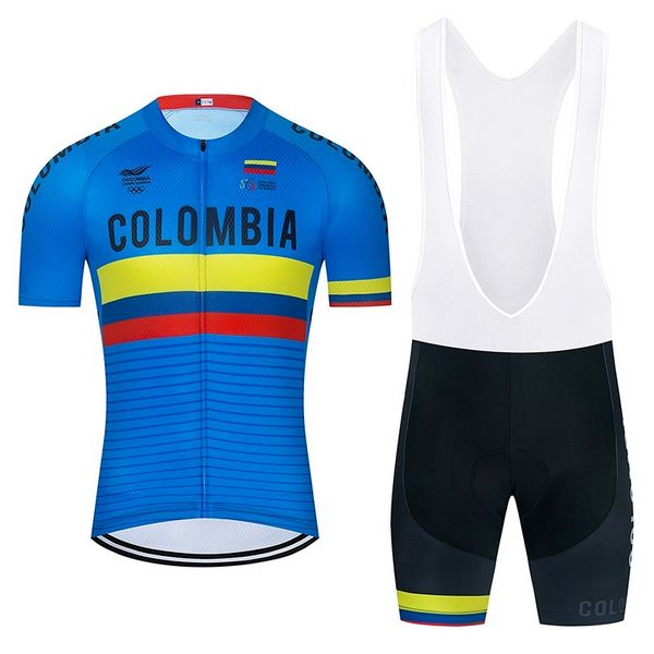 Kolumbien Radsport-Team-Trikot, Fahrrad-Shorts, Träger-Set, Ropa Ciclismo, Herren-MTB-Shirt, Sommer-Radsport-Maillot, Unterbekleidung, schnell trocknend