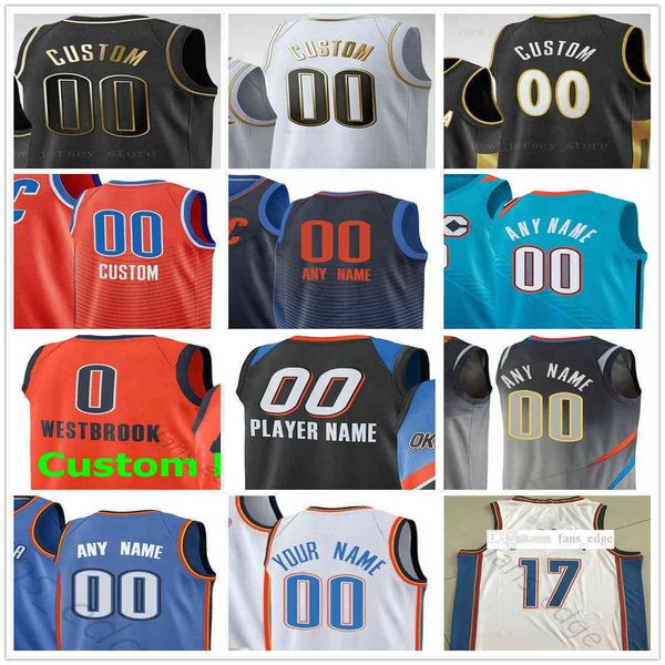 

custom printed shai 2 gilgeous-alexander 5 luguentz dort aleksej 17 pokusevski 44 vit krejci 7 darius bazley 13 tony bradley 11 theo maledon, Black;red