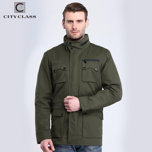 

men's jackets city class 2021 mens and coats four big packets military hidden hat spring casual windbreakers waterproof costume 3794, Black;brown