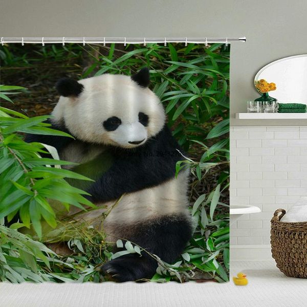 

shower curtains animals bathroom curtain cute 3d fabric with hooks funny waterproof or mat