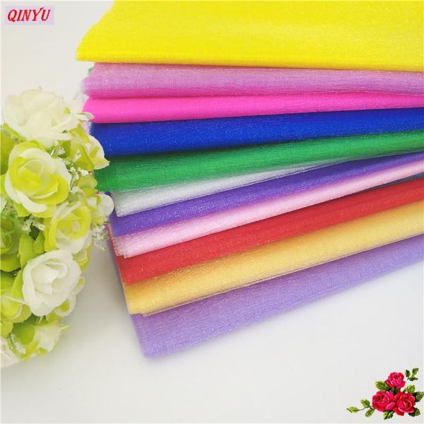 

10meter/lot organza sheer width 48cm roll multi use silk flowers gauze for table runner wedding decoration 3 packs 8z