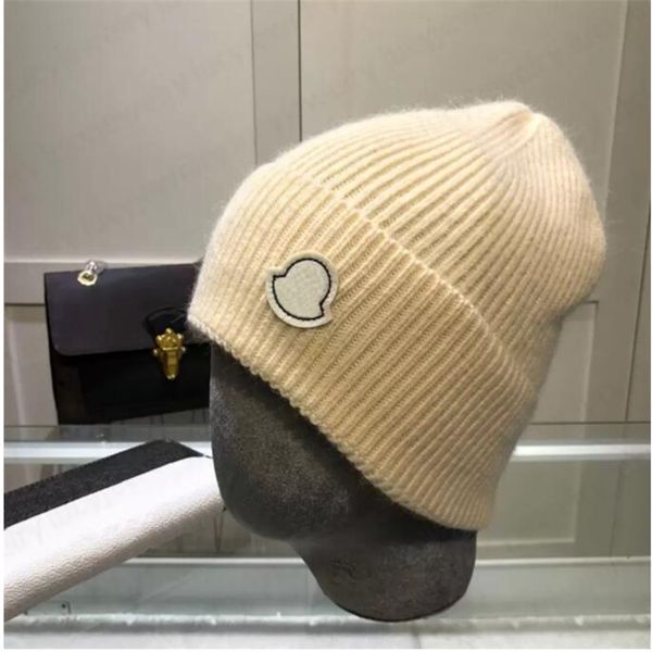 

2022 big goose autumn winter sheep rabbit hair knitted hat exported to europe and america, Blue;gray