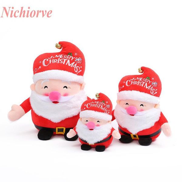 

dhl 2021 bells plush elk toy party favor christmas snowman santa claus doll children giving gifts cute xmas decorations