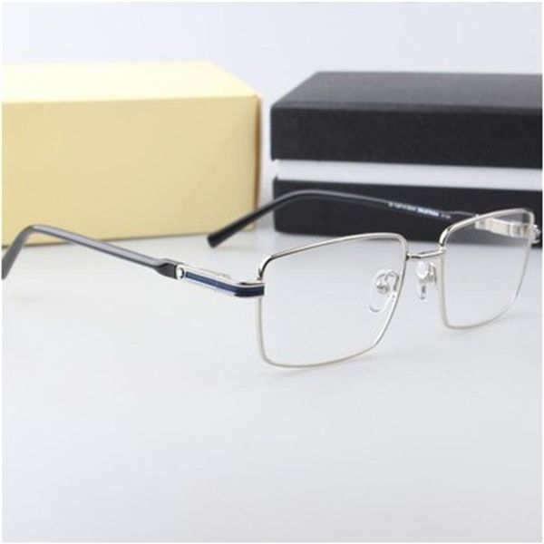 

spectacle full titanium alloy men's business leisure frame with myopia lens big face box 709, White;black