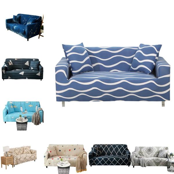 

chair covers 1/2/3/4 seater modern elastic sofa cover polyester universal sectional slipcover stretch couch for living room