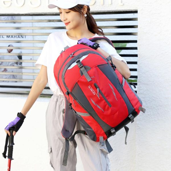 

outdoor bags waterproof nylon camping backpack hiking climbing travel rucksacks pack women men for