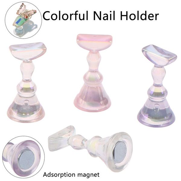 

nail art kits 1pc magnet false tips display stand shelf holder