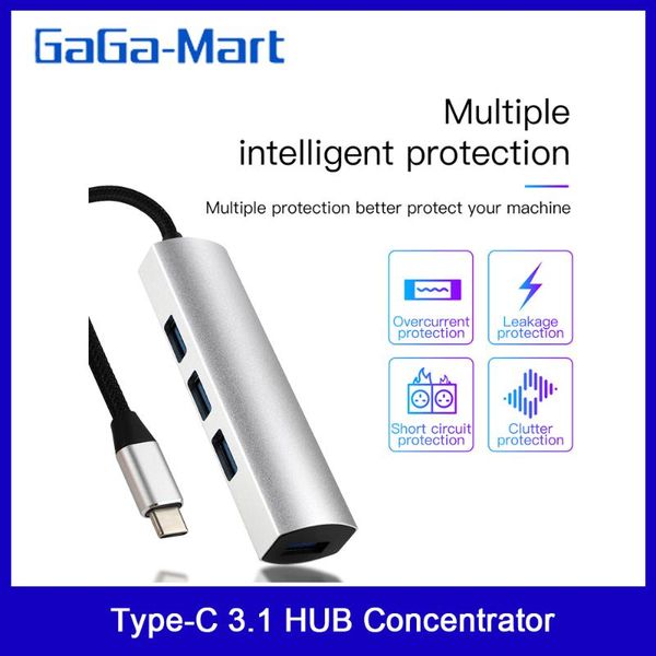 

hubs extended pattern usb3.0 high speed network divider type-c 3.1 hub concentrator