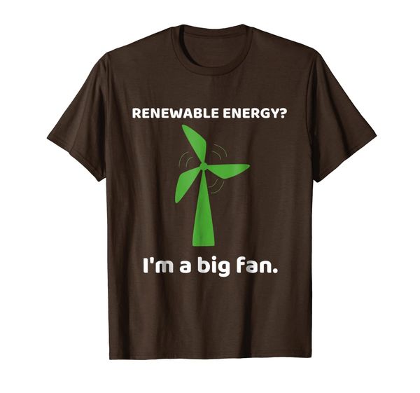 

funny pun science renewable energy gift t-shirt, White;black