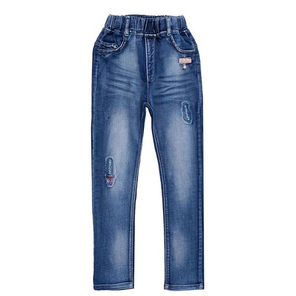 

jeans 8-12years spring autumn girls denim pants trousers kids girl cowboy, Blue