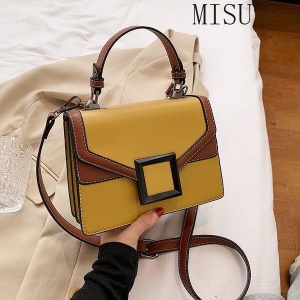 

new simple stitching shoulder crossbody hand bag