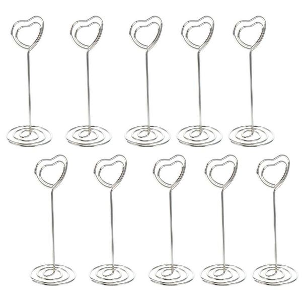 

greeting cards 20pcs table po clip meta clamp wedding deskdecoration memo stand