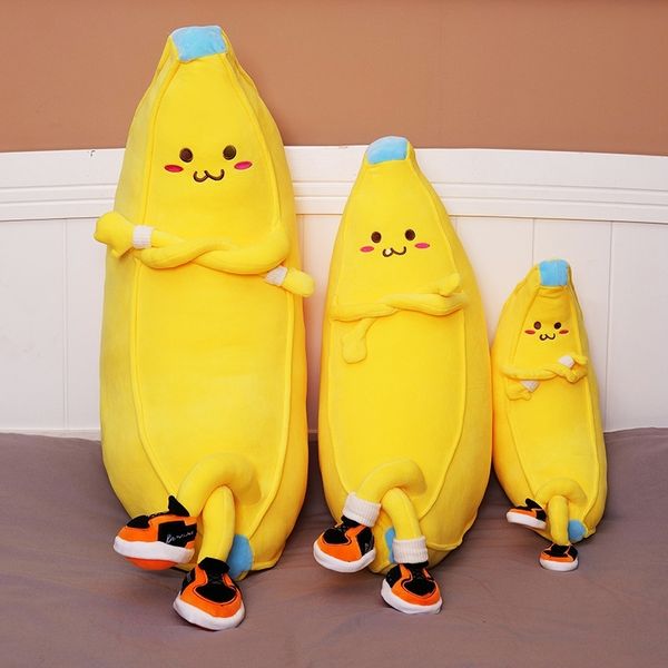 

new plush toy banana fruit doll sleeping pillow children's and women's gift
