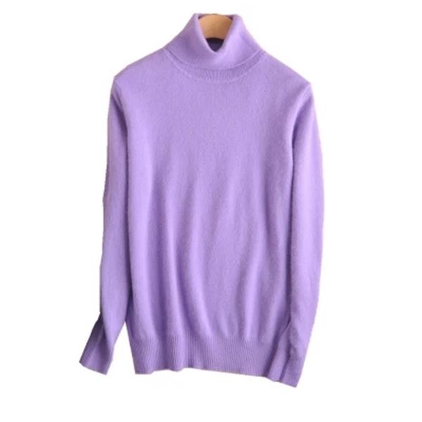 

autumn and winter women with high-neck cashmere pure 100% sets of large-scale colours loose sweater knitted or crocheted taqk, White;black