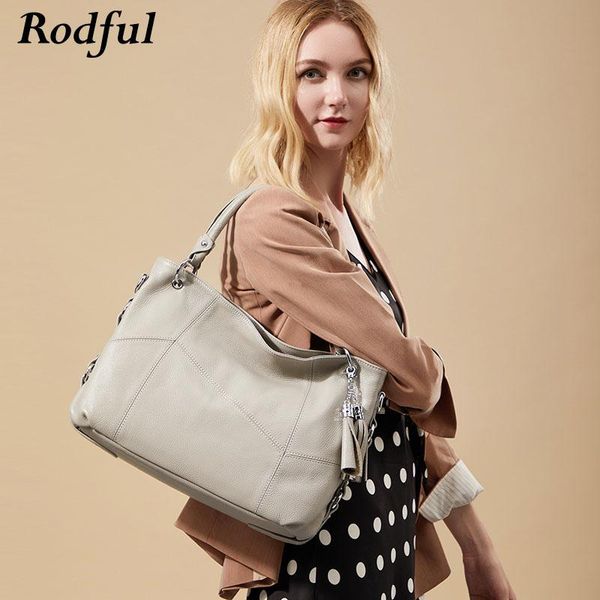 

cross body large real cow leather tote purse shoulder bag ladies genuine women's handbags for women 2021 hand female black grey