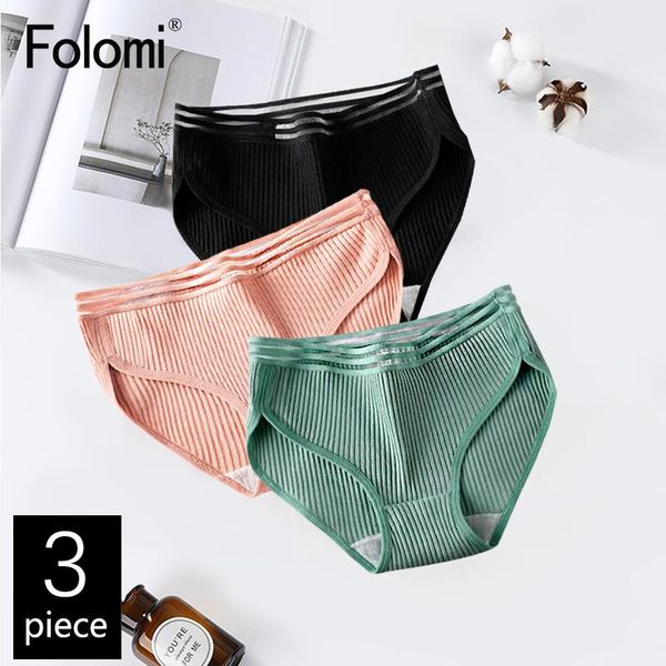 

women's panties 3pcs/pack cotton female underpants comfortable for women briefs solid color underwear pantys lingerie  l xl, Black;pink
