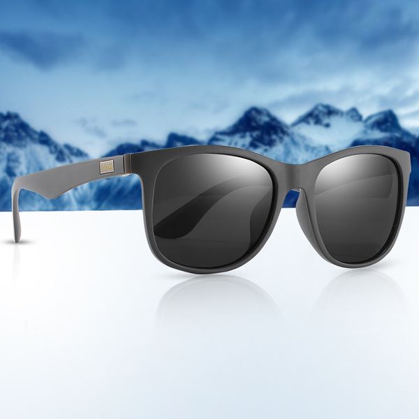 

new outdoor driving sunglasses trend glasses fashion box polarized sunglasses for men and women, White;black