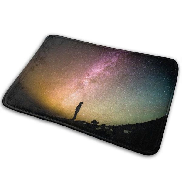 

carpets starry sky welcome doormat entrance rectangle printed non-slip floor rugs front door mat outdoor bedroom bathroom carpet