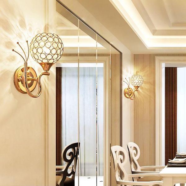 

wall lamp selling crystal modern restaurant corridor contracted sitting room bedroom berth pipe