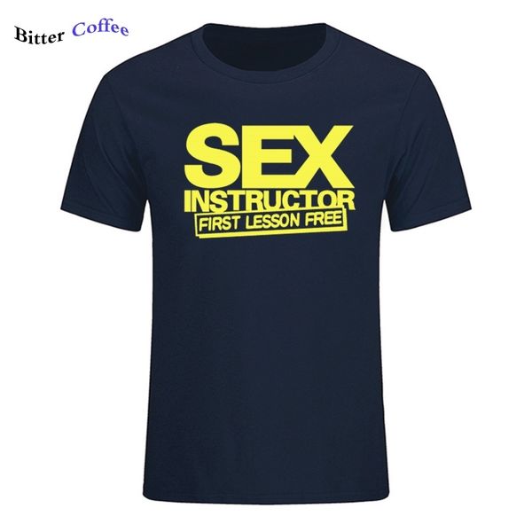 

instructor funny creative mens men t shirt novelty short sleeve o neck cotton casual t-shirt tee plus size 210317, White;black