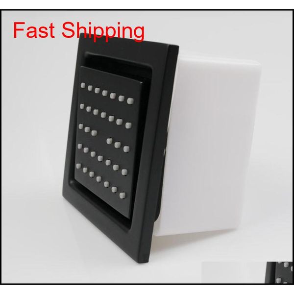 

5 inch black shower body jets rainfall shower mas jet brass square shower bathroom concealed wall sp qyljkv dh_seller2010