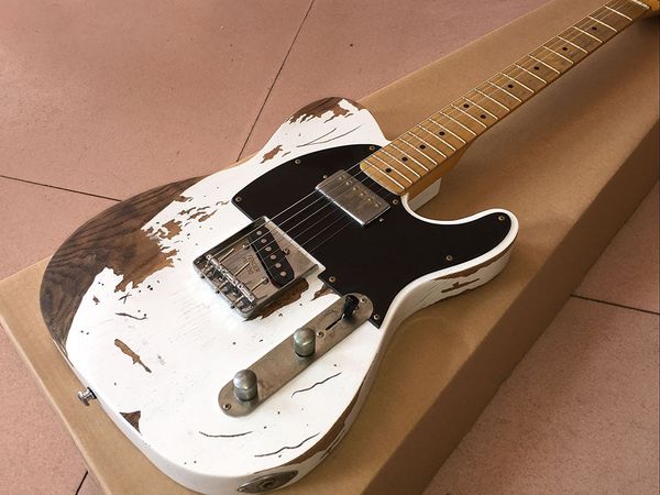 

retro handmade electric guitar