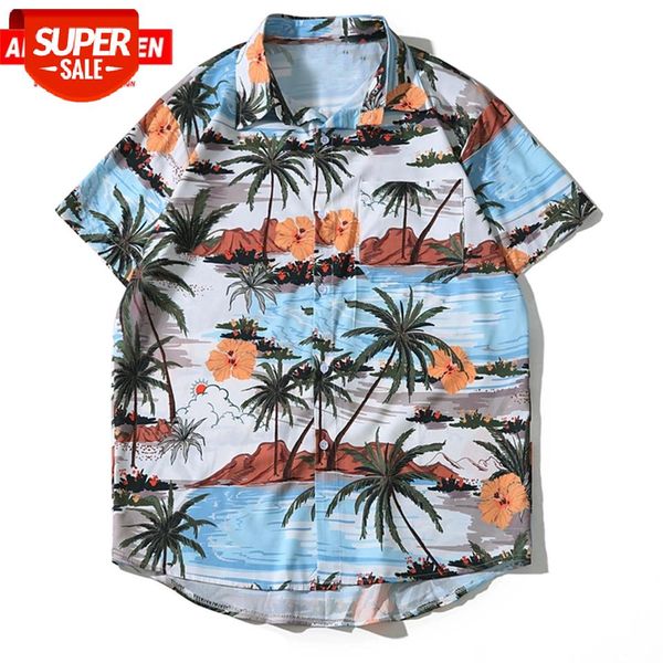 

Aelfric Eden Vacation Hawaii Beach Men Shirts Streetwear Harajuku Fruit Print Short Sleeve Summer Fashion Oversized Loose Tops #Gd2W, White;black
