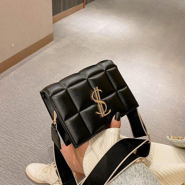 

evening bags qyahlybz band korean small women black square with wide strap female chain crossbody white summer ladies handbag
