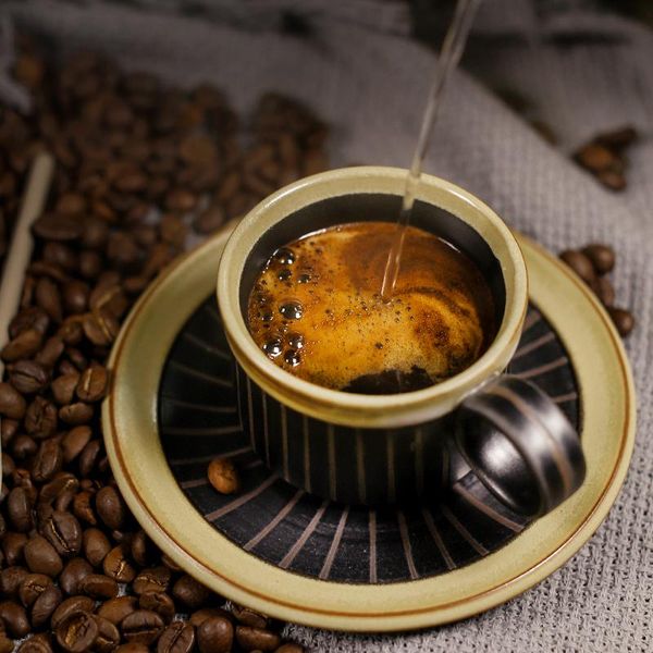 

cups & saucers nordic espresso set handmade antique eco friendly crockery coffee artistic zestaw kawowy kitchen dining bar ef50cs