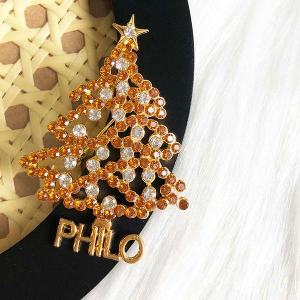

pins, brooches greek sorority phlo rhinestone christmas tree brooch lapel pin jewelry, Gray
