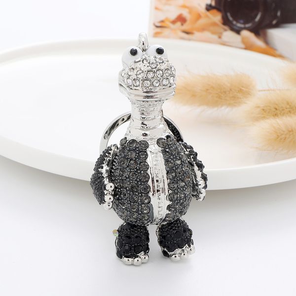 

Keychain Pendant Metal Inlaid With Diamond Car Pendant Small Dinosaur Keychain Pendant Cartoon Cute Creative Small Gift