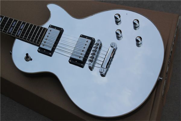 

delivery, white electric guitar, rosewood fingerboard, lock string tuner, , electric guitar